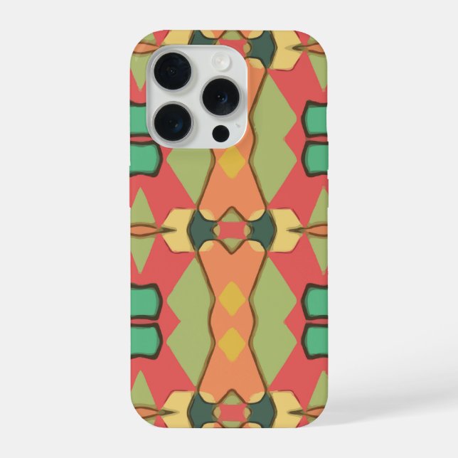 capinha de telefone com estampa africana (Verso)