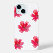 capinha de telefone com flor rosa bonita