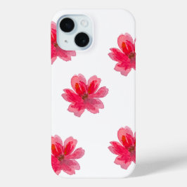 capinha de telefone com flor rosa bonita