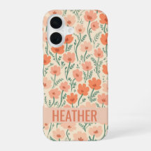Capinha de Telefone com Flores Personalizadas | Ro