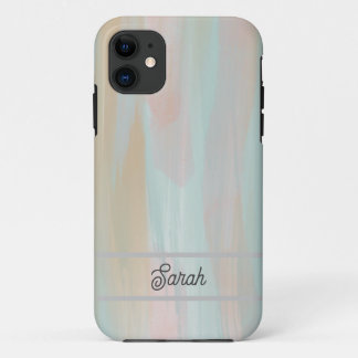Capinha de Telefone Customizável Aquarela Pastel