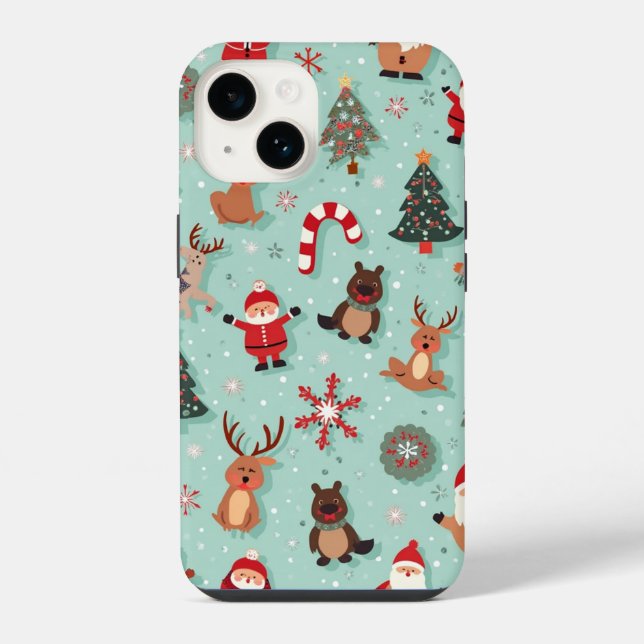capinha de telefone de Natal (Verso)