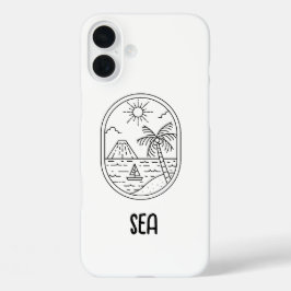 capinha de telefone de praia fofa