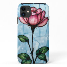 Capinha de Telefone de Vidro Colorido Rosa Daily U