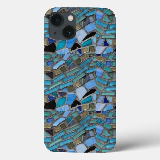 capinha de telefone em arte de pedra de vidro colo (Verso)