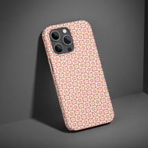 Capinha de Telefone Floral Laranja Presente para M