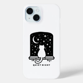 Capinha de Telefone Gato Fofo Estética Design Notu