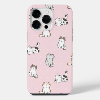Capinha de telefone gato rosa