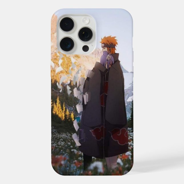 Capinha de telefone impressa com anime para iPhone (Verso)