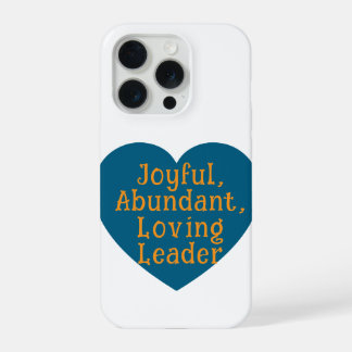 Capinha de telefone Líder Alegre, Abundante e Amor
