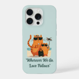 Capinha de telefone Momento de Amor de Gato Viajan