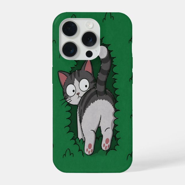 Capinha de telefone Peek-a-Boo Kitty (Verso)