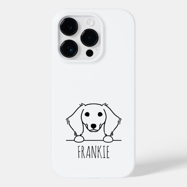 Capinha de Telefone Personalizada com Nome de Dach (Verso)