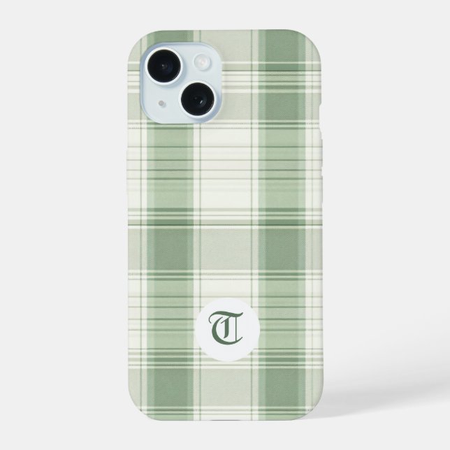 Capinha de Telefone Xadrez Verde Clássico Personal (Verso)