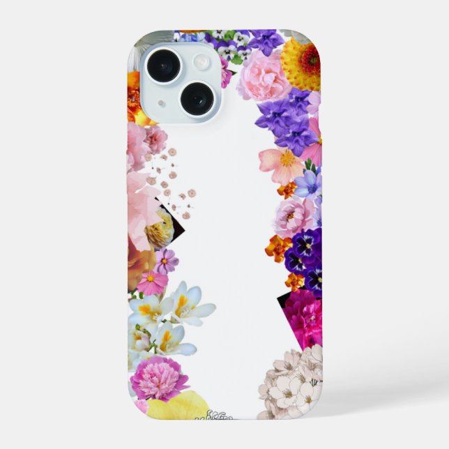 Capinha floral para telefone (Verso)