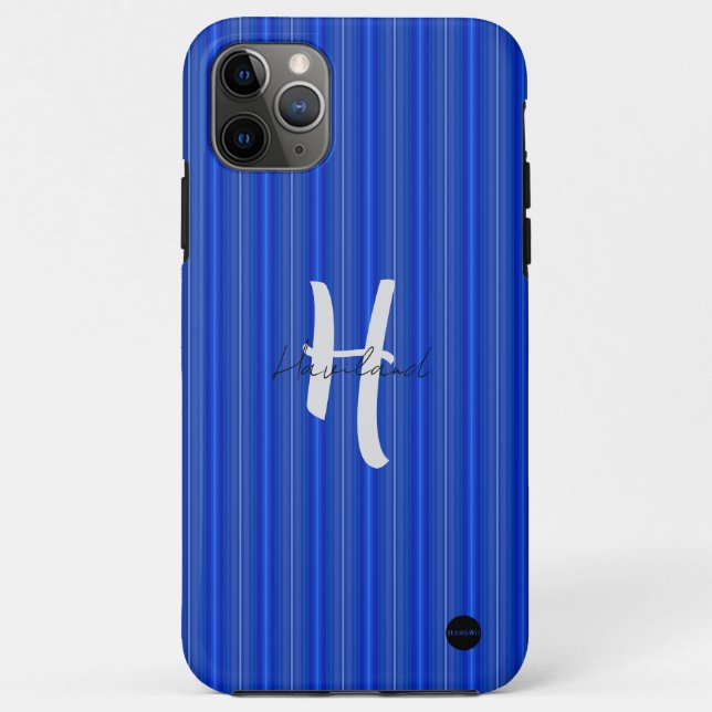 capinha para iPhone / iPad Azul HAMbWG (Verso)