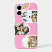 Capinha Personalizada Rosa Fofo Moderno 3 Layout d