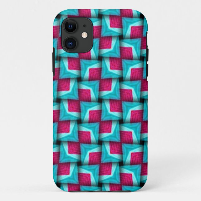 Capinha Puffy com Estampa Aqua Rosa para iPhone 5 (Verso)