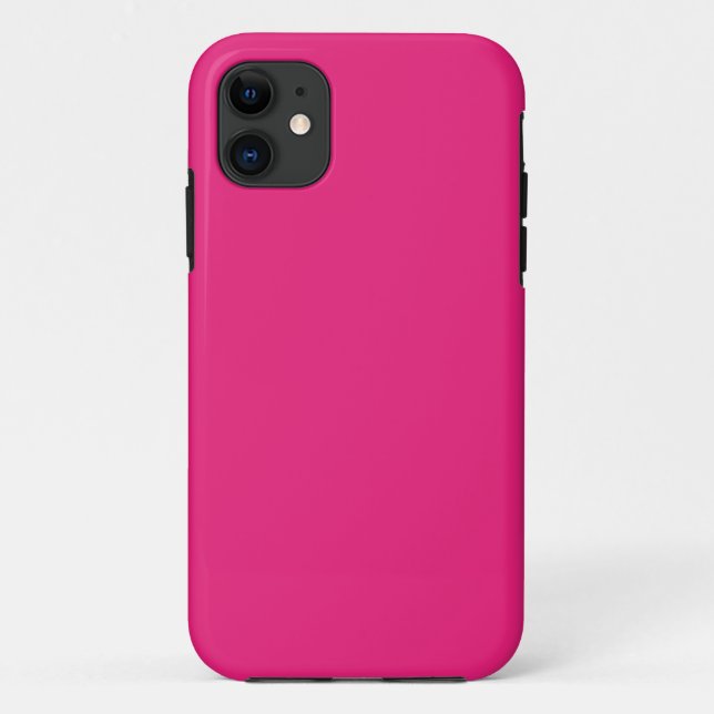 Capinha Rosa para iPhone Estojo Rosa para Celular  (Verso)