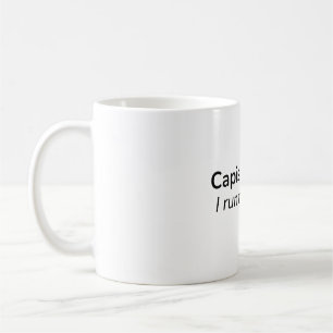Capisce? Eu Dirijo a Mesa. – Caneca de Café
