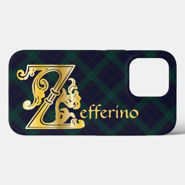 Capital Decorativo Botânico Medieval Z (Verso (horizontal))