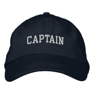 Capitão Bordado Baseball Hat / Boné - Marinho