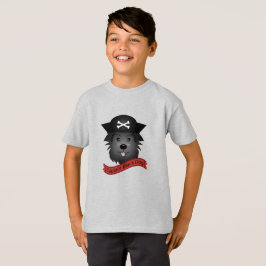 Capitão Cachorro Negro - Camisa Básica Para Crianç