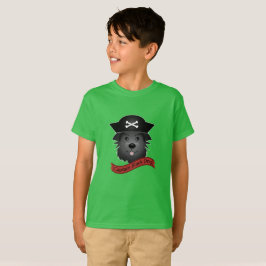 Capitão Cachorro Negro - Camisa Básica Para Crianç