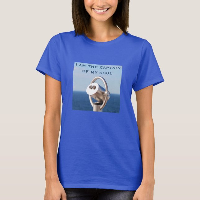 Capitão (escuro) T-Shirt (Frente)