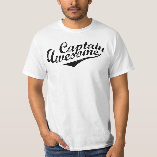 Capitão Impressionante T-shirt (Frente)
