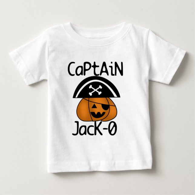 Capitão Jack=O camisetas de Halloween e presentes (Frente)