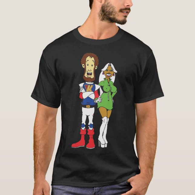 Capitão Kremmen - Kenny Everett Clássico T-Shirt (Frente)