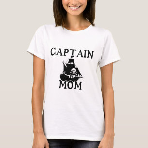 Capitão Mãe Senhoras T-Shirt