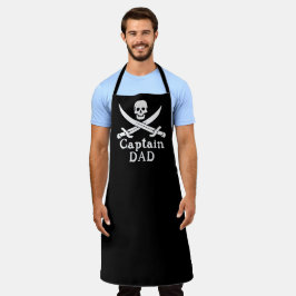 Capitão Pai - Clássico Impressão Apron