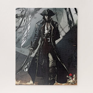 Capitão Pirata Jigsee Quebra-cabeça
