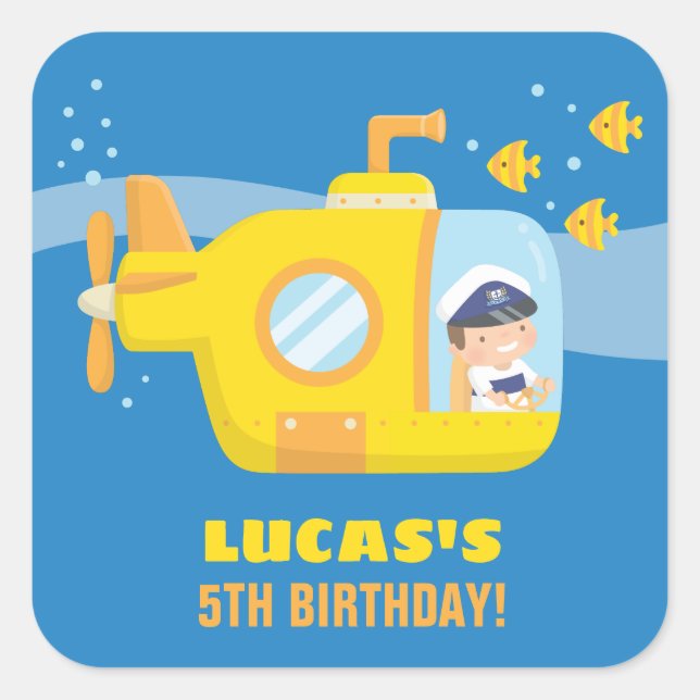 Capitão submarino sob os adesivos do Partido do Ma (Frente)