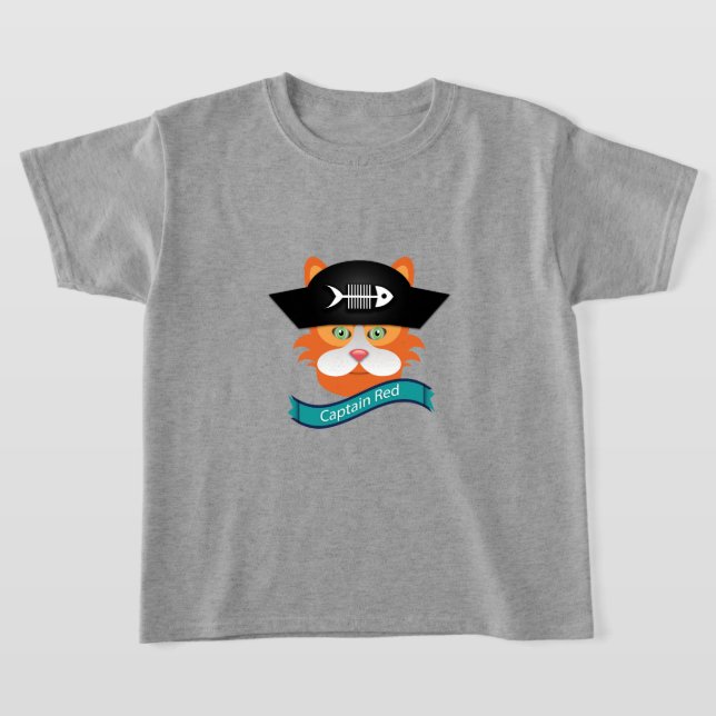 Capitão Vermelho - Camisa Básica para Crianças (Postura )