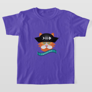 Capitão Vermelho - Camisa Básica para Crianças