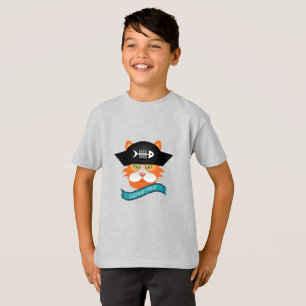 Capitão Vermelho - Camisa Básica para Crianças