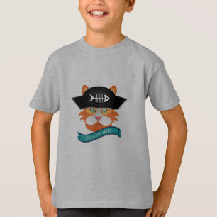 Capitão Vermelho - Camisa Básica para Crianças