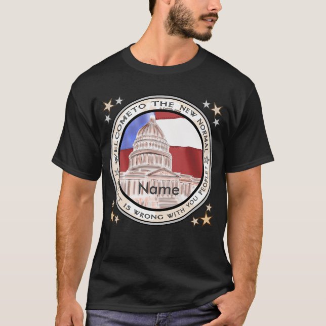 Capitol Nova camiseta Política Normal (Frente)