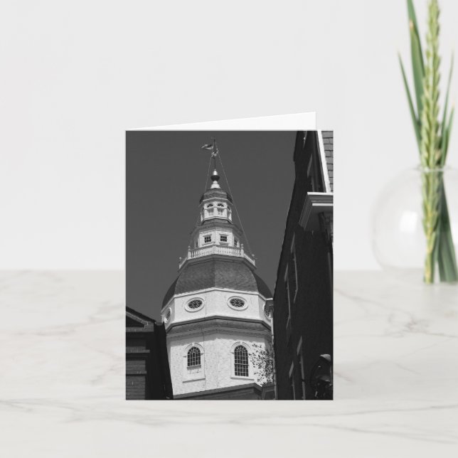 Capitólio de Maryland, cartão de nota de Annapolis (Frente)