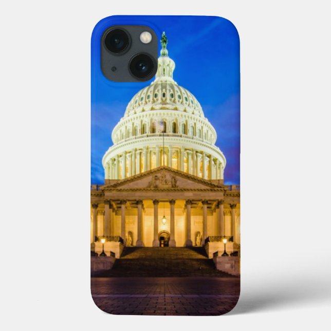 Capitólio dos Estados Unidos à hora azul (Verso)