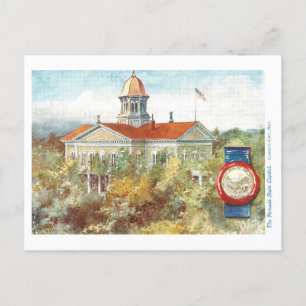 Capitólio Vintage Nevada com cartão postal