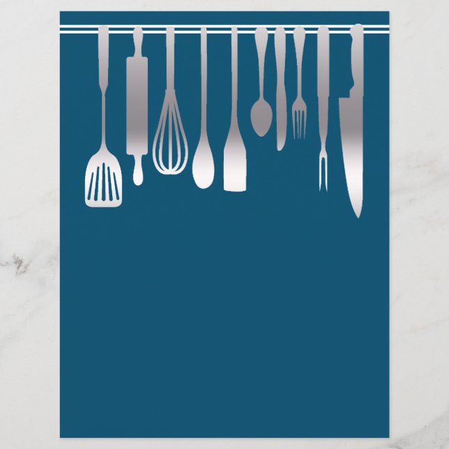 Capítulo Divisor Páginas para Binders de Receita (Verso)