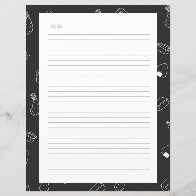 Capítulo Divisor Páginas para Binders de Receita (Verso)
