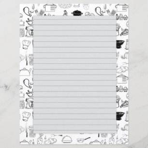 Capítulo Divisor Páginas para Binders de Receita
