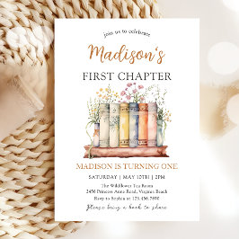 Capítulo Um Convite De Aniversário Para O Livro De