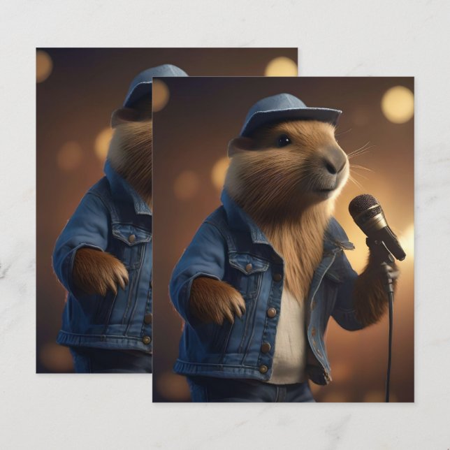 "Capivara Cowboy: Serenata no Oeste Selvagem" (Frente/Verso)