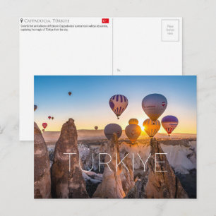 Cappadocia, cartão postal de viagem da Turquia